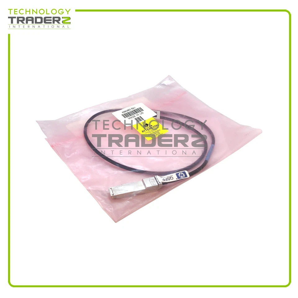 498380-B21 HP 4X DDR/QDR QSFP/CX4 Cable IB ***Sellado De Fábrica Retail*** - Imagen 1 de 1