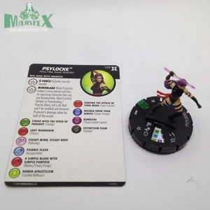 Heroclix Deadpool y X-Force conjunto Psylocke #028 figura poco común con tarjeta! - Imagen 1 de 1