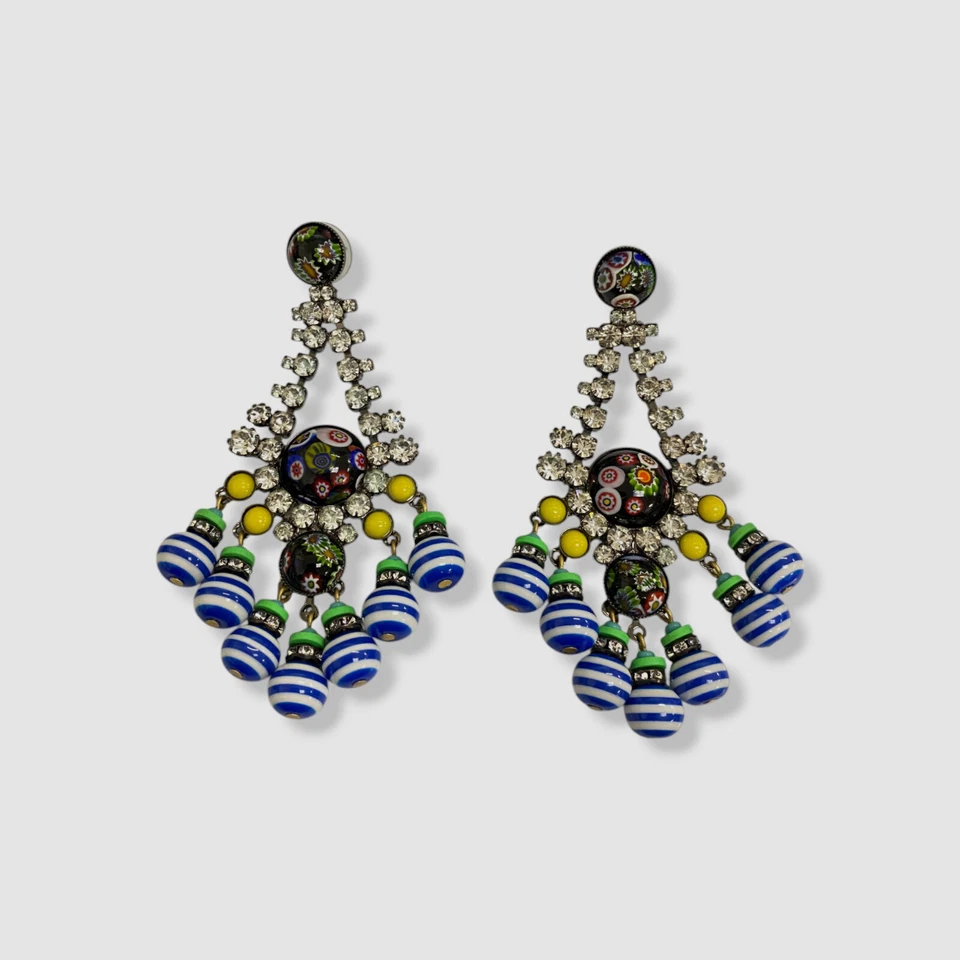 Pendientes de cristal araña negros Elizabeth Cole para mujer Foto 1 de 1