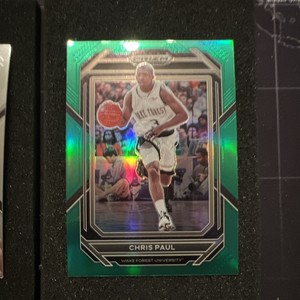 2023 Panini Prizm Draft Picks #71 Chris Paul Green Prizm Wake Forest 