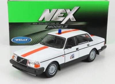wonderful diecast-modelcar VOLVO 240GL SOS 901 BELGIUM POLICE 1986 - 1:24 - Image 1 of 2