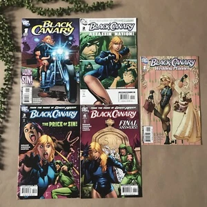 Black Canary #1-4 COMPLETE SERIES + Wedding Planner 1 ~Sin Bedard 2007 DC Comics - Picture 1 of 5
