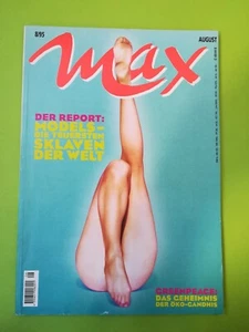 MAX * 8 / 95* T.B *CINDY,LINDA,NAOMI / KOPENHAGEN *ZEITSCHRIFT*MAGAZIN *EROTIK - Picture 1 of 3