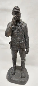 Michael Garman Handmade Retired 1969 Sculpture Bronze Finish "Cavalry Sargeant" - Picture 1 of 15