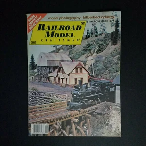 Railroad Model Craftsman November 1977-model photography, kitbashed industry - Picture 1 of 4