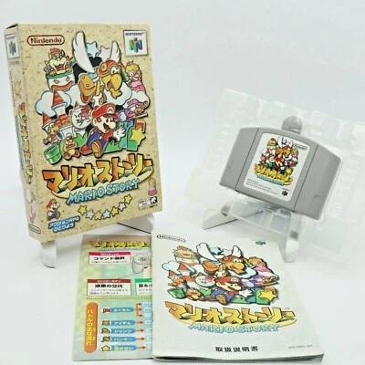 Nintendo 64 Mario Story Paper Mario N64 Boxed Manual Japan Import - Image 1 of 4