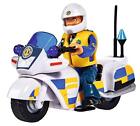 Simba 109251092 Fireman Sam Police Motorcycle With Malcolm Figure & Accessories,