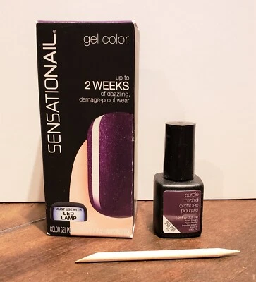 Esmalte de uñas en gel Sensationail ORQUÍDEA PÚRPURA NUEVO EN CAJA Foto 1 de 4