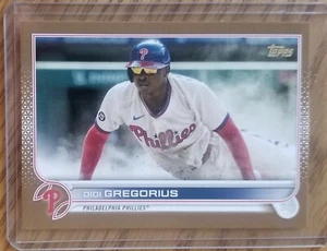 2022 Topps Series 1 Didi Gregorius Gold Version Serial Numbered /2022 Phillies - Picture 1 of 2