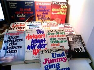 Konvolut bestehend aus 12 Bänden, zum Thema: Romane von Johannes Mario Simmel. S