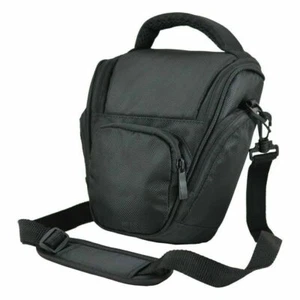 Nero Borsa Custodia Fotocamera per Canon Powershot SX540 Hs SX420 È G3X SX430 - Foto 1 di 4