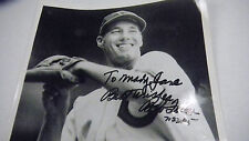 Signed 8x10 photo of Bob Feller personalized with COA 100% real.