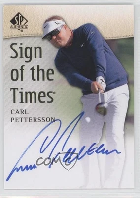 2014 SP Auténtico Sign of the Times Carl Pettersson #SOTT-CP Rookie Auto RC Foto 1 de 2