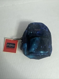 Vintage Lil’ Break Galaxy Jansport Mini Backpack Coin Purse Wristlet - Picture 1 of 11