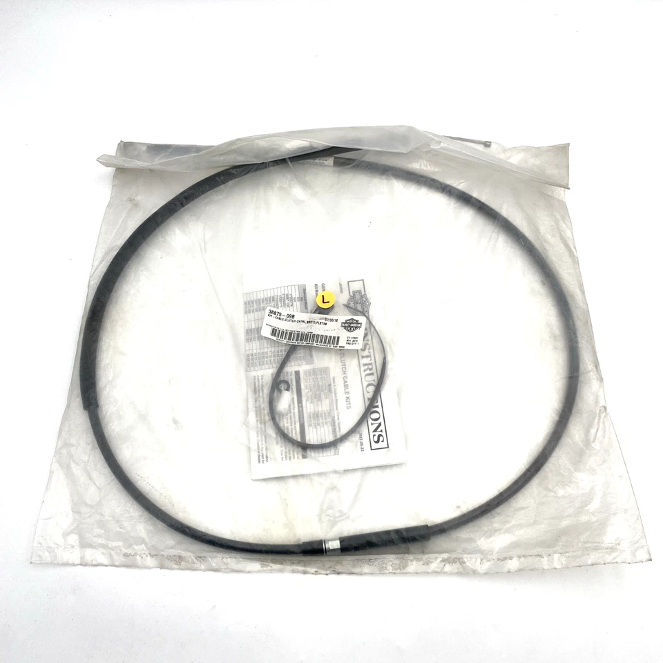 Cable de control de embrague negro diamante 66,69" 08-11 huesos cruzados OEM Harley 38875-09B Foto 1 de 4