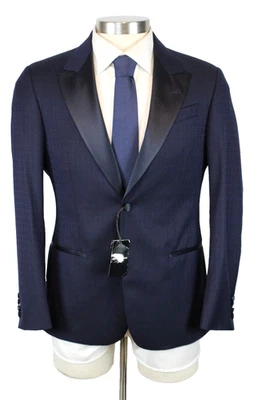 Emporio Armani Evening Jacket 38 S Navy 130s Wool G Line Tuxedo NWT $1695 - Image 1 of 4