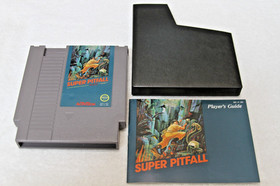 Super Pitfall  Nintendo NES System Cartridge, Manual & Sleeve Authentic Tested