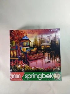 Lakeshore Serenity 1000-teiliges Puzzle Springbock neu versiegelt - Bild 1 von 7