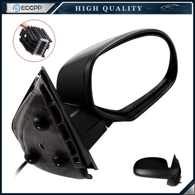 Passenger Side Power Mirror For 07-13 Chevy GMC Right Side Heated Manual Fold — 第 1/4 张图片