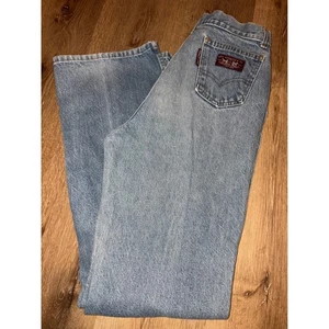 Jeans Levi's vintage Big E granate logotipo pestaña tiro alto años 60 70 medidas 30/31 - Imagen 1 de 7
