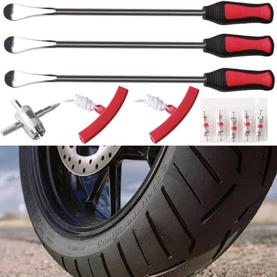 Motorcycle Bike Iron Tire Spoon Repair Tire Lever Change Tool Rim Protectors - Image 1 of 4