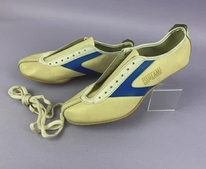 Simlam Made In England True Vintage Track Running Spike Shoes Size 5 - Picture 1 of 9