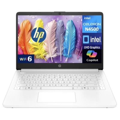 HP 14 Everyday Value 14" Intel Core Celeron N4500 1.10GHz 32GB DDR4 2TB SSD W11P - Image 1 of 4
