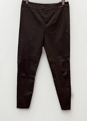 Pantalones de cuero para mujer Vince - Talla 2 - Chocolate cacao oscuro - Nuevos sin etiquetas Foto 1 de 4