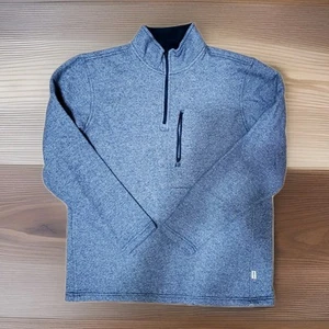 Magellan Outdoors Mens Pullover Gray 1/4 Zip M Polyester Moisture Wick - Picture 1 of 5