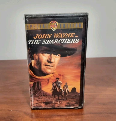 THE SEARCHERS  New Sealed  VHS Special Edition  CLAM SHELL CASE  John Wayne  WB - Image 1 of 3