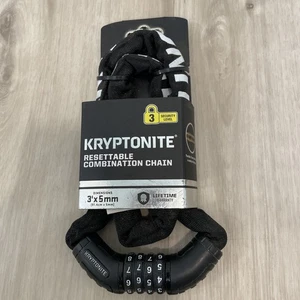Kryptonite Resettable Combination Chain Security Level 3 Brand New 3'x5mm New - Picture 1 of 5