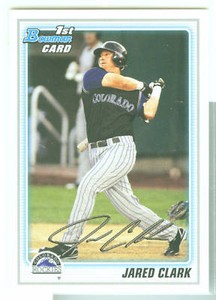 Jared Clark Colorado 2010 Bowman Prospects Card
