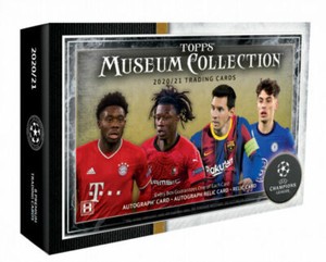 Topps Museum Collection 2020-21 UEFA Champions League Soccer Hobby Box (8 Cards)