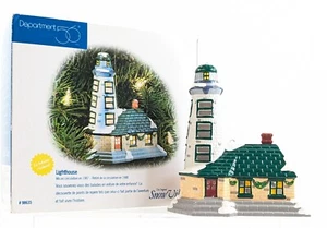 Department Dept 56 Original Snow Village - Lighthouse ORNAMENT 98635 - w/Box - Picture 1 of 7