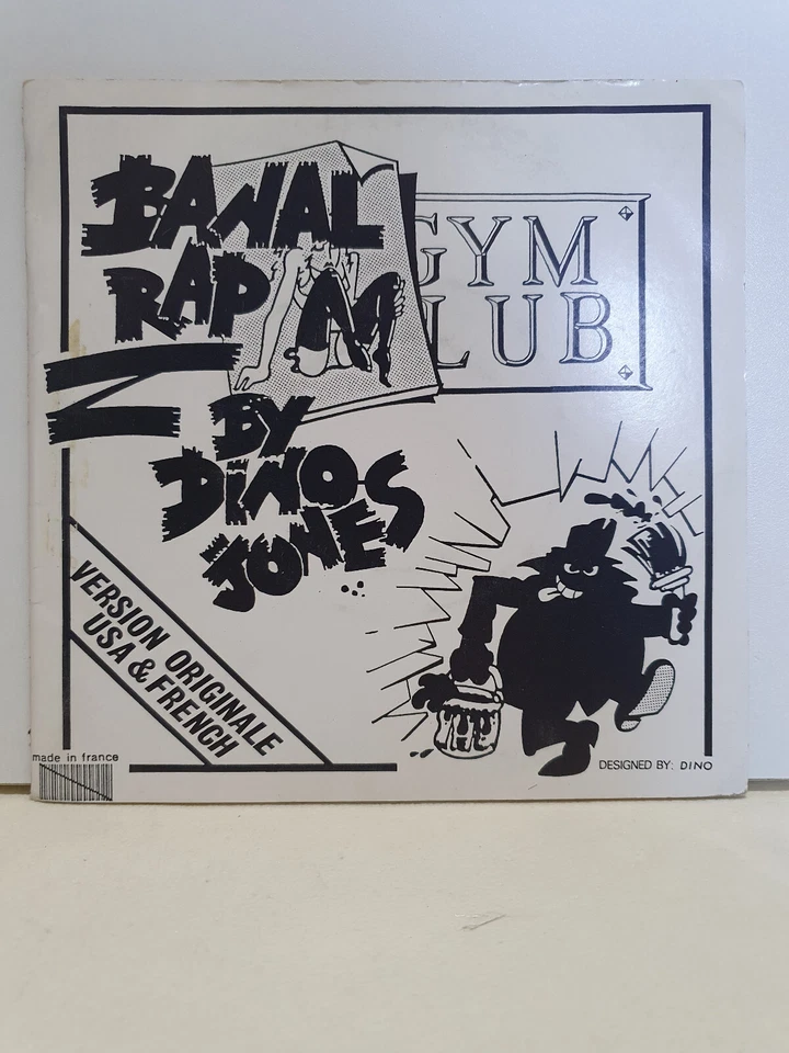 SP 45T HIP HOP RAP FUNK BANAL RAP BY DINO JONES FRENCH 1987 PRESS EX+NM GATEFOLD - Photo 1/4