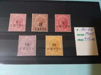 Lote de 5 estampillas de Honduras como nuevas # 20-25, ¡envío gratuito! Foto 1 de 3