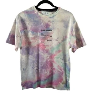 Zara Kids Sz 13-14 Tie Dye Athletic Goal Maker Breathable T-Shirt Gym Sporty - Picture 1 of 14