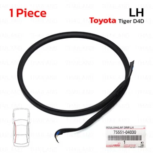 Fits Toyota Hilux Tiger D4D 4Dr 2002 - '04 Roof Drip Side Molding Seal Left - Picture 1 of 10