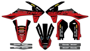 2021-2024 MC-E 3 RAVEN Black Senge Graphics Kit Compatible with GASGAS - Picture 1 of 10