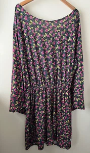 Boohoo Plus Playsuit Size 28 New Floral Off The Shoulder Party Holiday Occasion - Picture 1 of 10