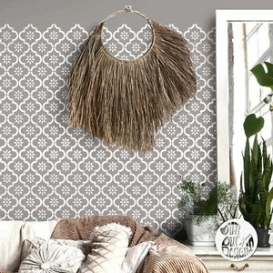 Dizzy Duck Resuable Decorating Wandschablone - JANNAH Boho Marokkanische Schablone - Bild 1 von 5