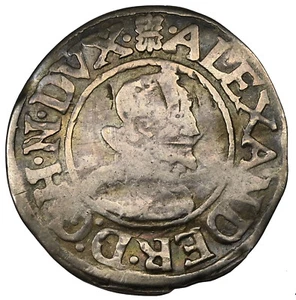 SCHLESWIG-HOLSTEIN-SONDERBURG 1/16 Thaler 1625 Silver Fine Alexander Very Rare! - Picture 1 of 2