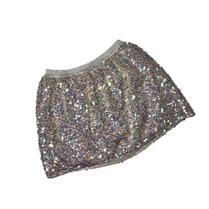Girls Cat & Jack Multicolor Sequin Skirt With Elastic Waistband Size M 1692 - Picture 1 of 4