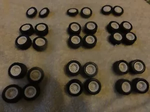 Tonkin 1/53 1/50 Peterbilt Kenworth Freightliner WHITE Wheel Tires Cabs Trailers - Picture 1 of 2