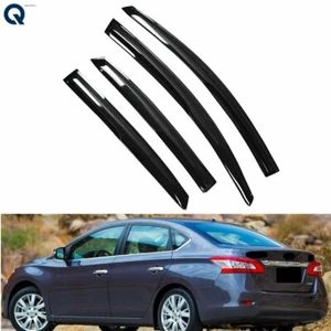 For Nissan Sentra Sedan 2013 2014 2015-18 Window Visors Sun Rain Guard Vent 4Pcs - Picture 1 of 8