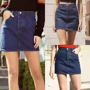 Brandy Melville J. Galt Denim Mini Skirt Sz S - Picture 1 of 6