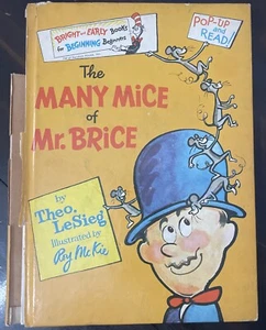 The Many Mice of Mr. Brice Vintage 1st 1973 Pop-Up Hardcover Seuss/Theo LeSieg - Picture 1 of 23