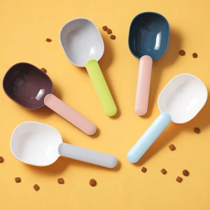 Pet Cat Dog Food Scoop Measuring Cup Pet Food Feeding Spoon Bag Clip Handle - Picture 1 of 19