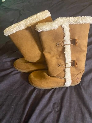 Botas Airwalk Mujer Gamuza Tostada Talla 6 Palancas de Piel INVIERNO Marrón  Foto 1 de 4