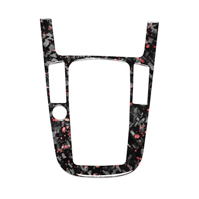 Auto Carbon Fiber Gear Shift Lever Panel Trim for Audi A4 B8 S4 RS4 2013-2016 - Image 1 of 4